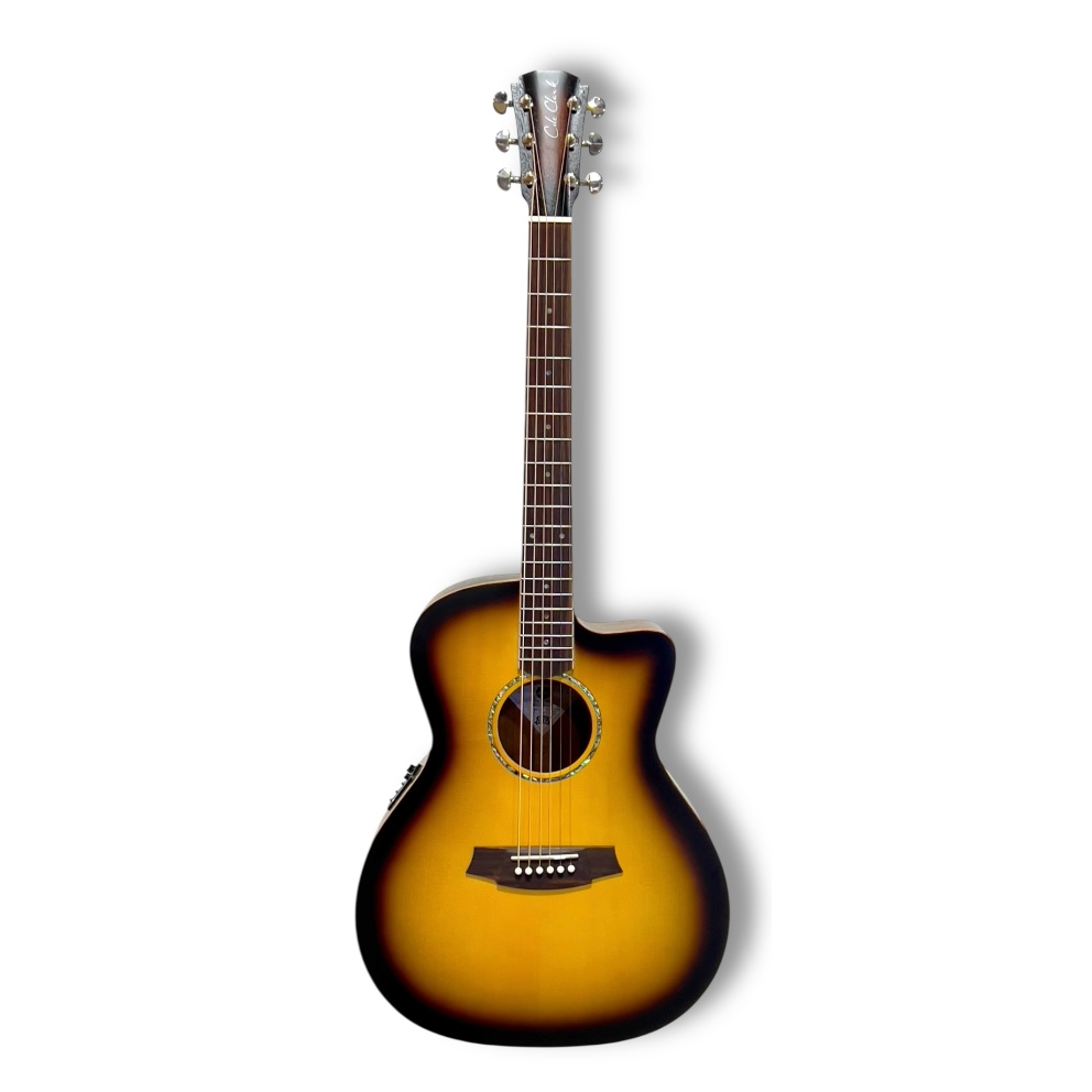 Cole Clark Studio Grand Auditorium SAN1EC-SMAH-SUN Spruce/Mahogany w/Bag