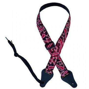 Colonial Leather Ukulele Strap - Yellow Bush Plum