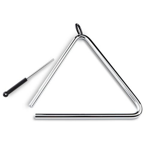 8 Inch Musical Steel Triangle Percussion Instrument With Striker