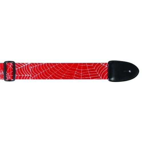 XTR 2 inch Poly Guitar Strap Red Web