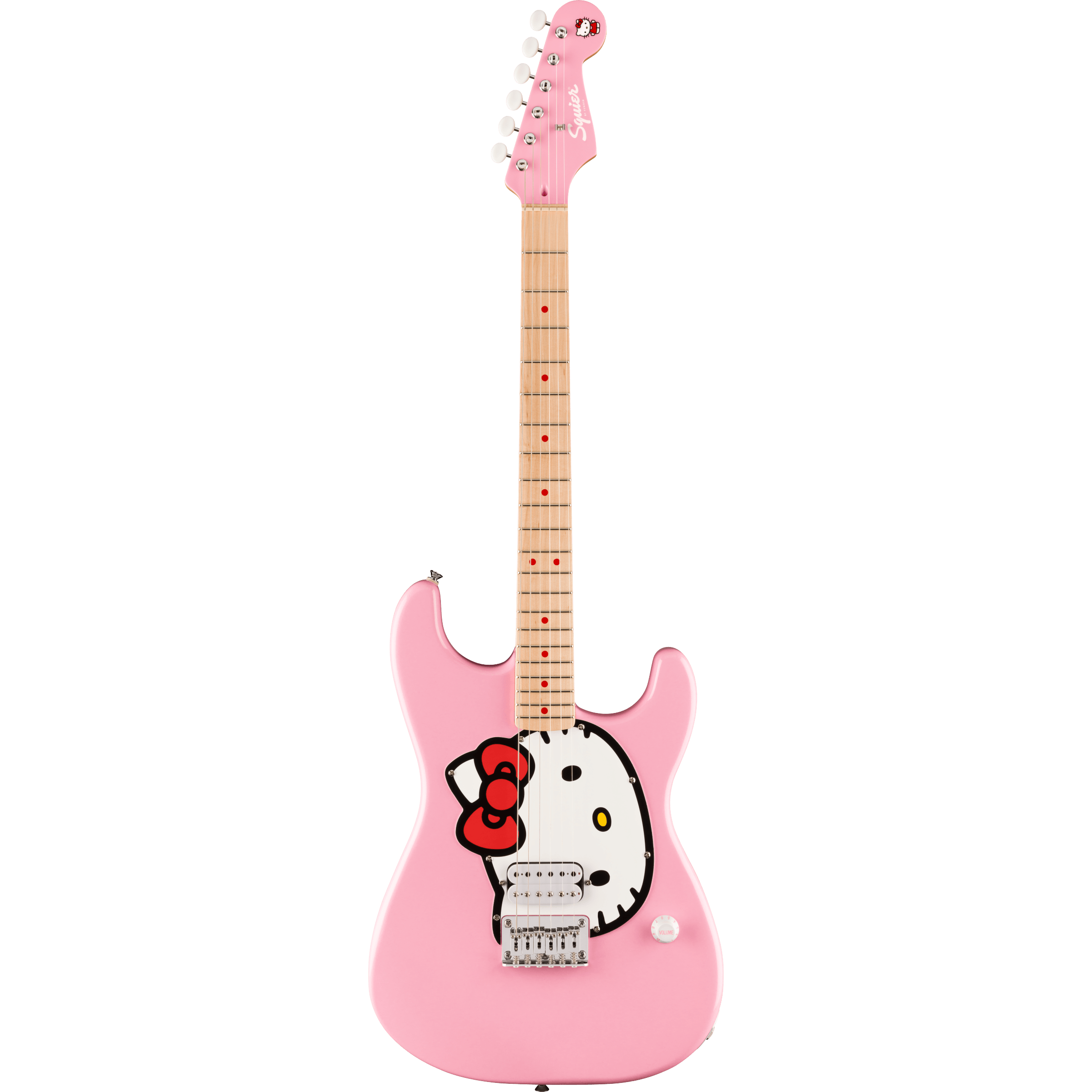 Squier Limited Edition Hello Kitty Stratocaster with Gig Bag Pink
