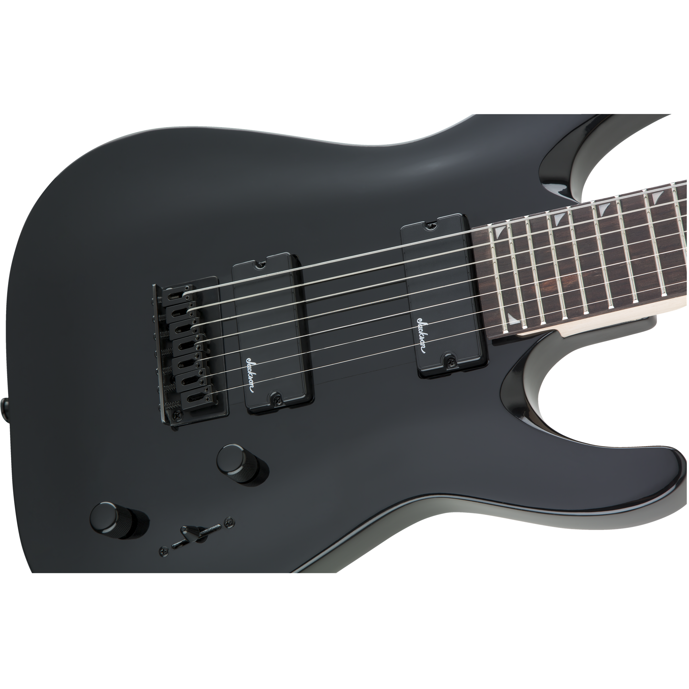Jackson JS22-7 Dinky Arch Top Gloss Black