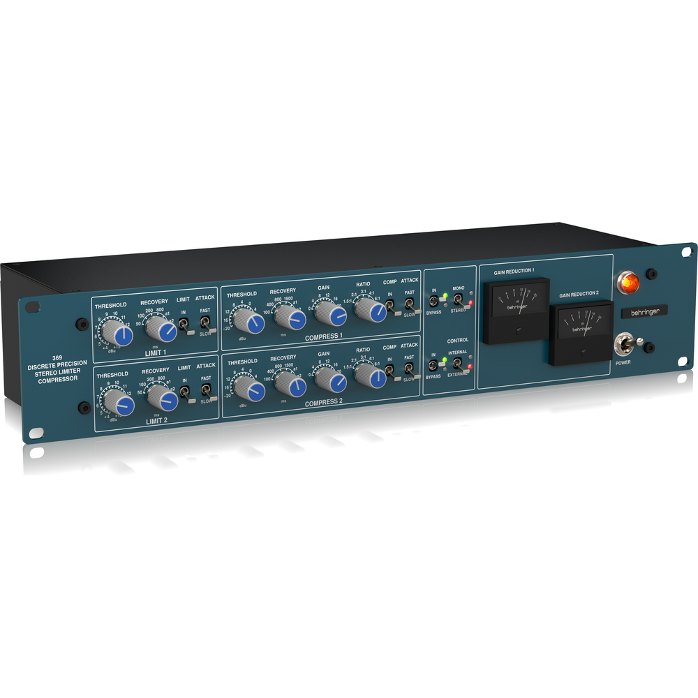 Behringer 369 2-Channel Vintage Stereo Compressor & Limiter
