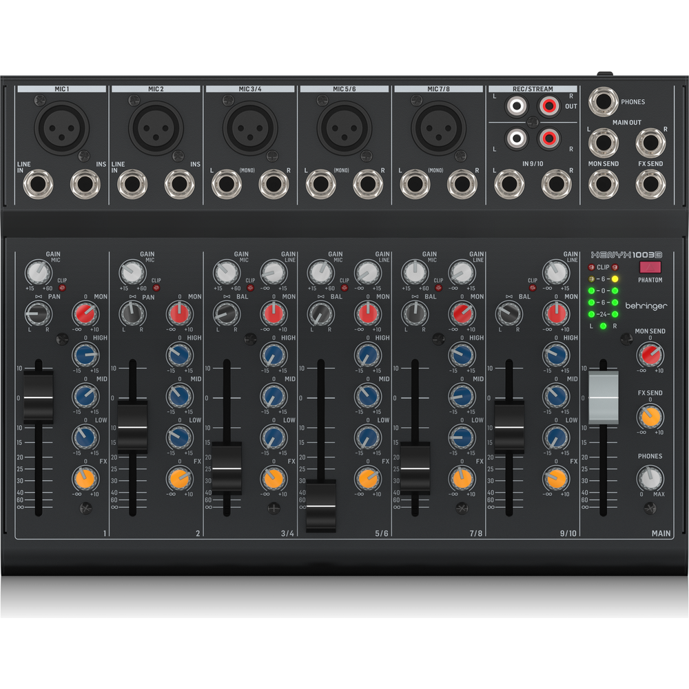 Behringer Xenyx 1003B 10ch Battery Powered Mixer