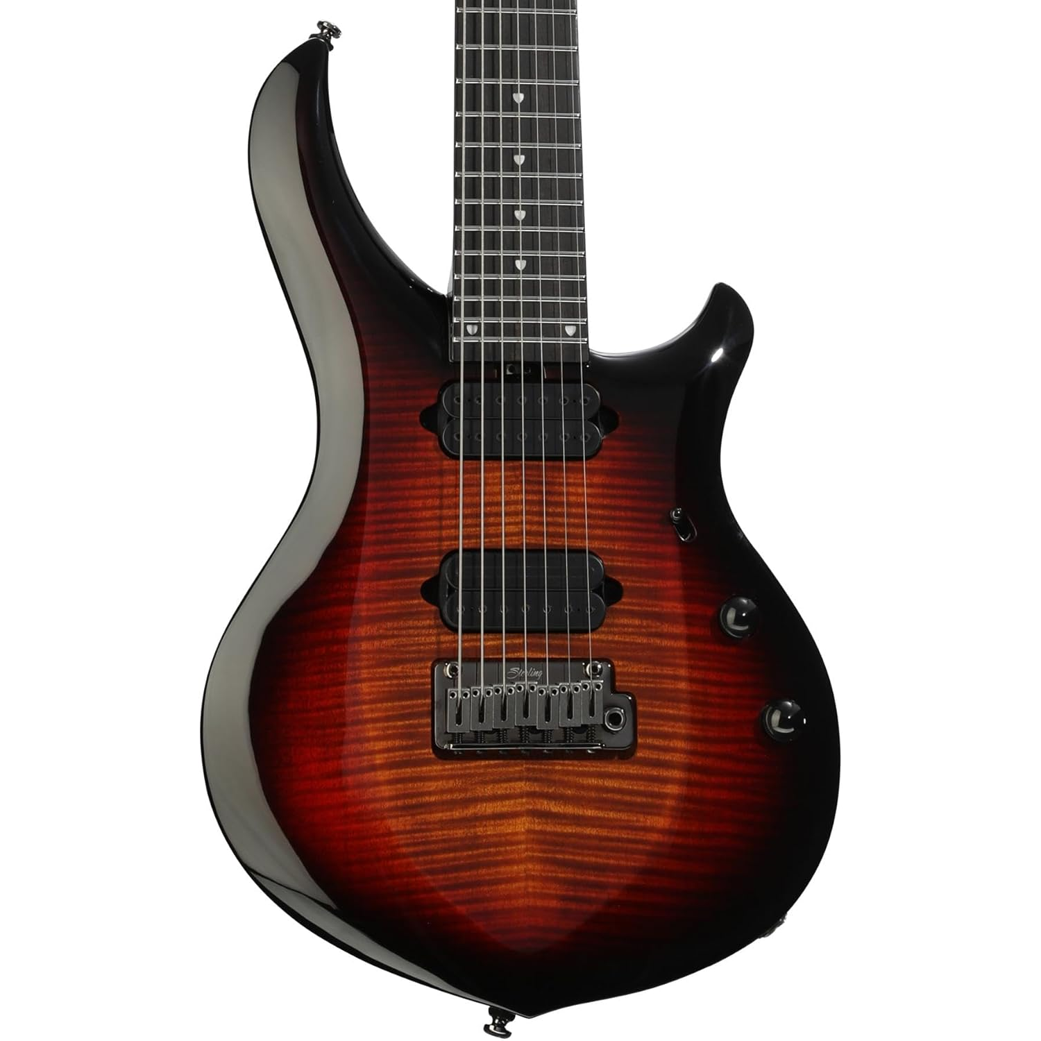 Sterling by Music Man MAJ270X Majesty 7 John Petrucci Tiger Eye