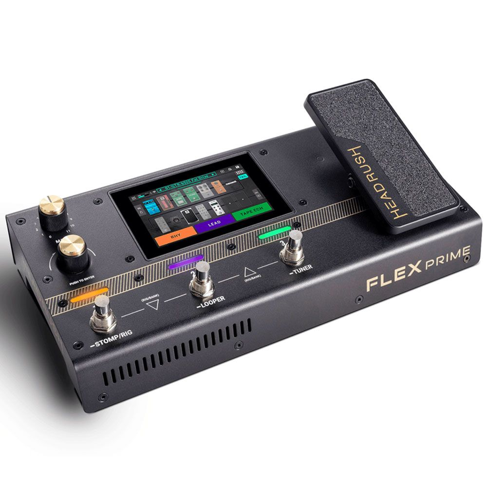 HeadRush Flex Prime Compact 4" Touchscreen FX Pedalboard w/ WIFI and BT