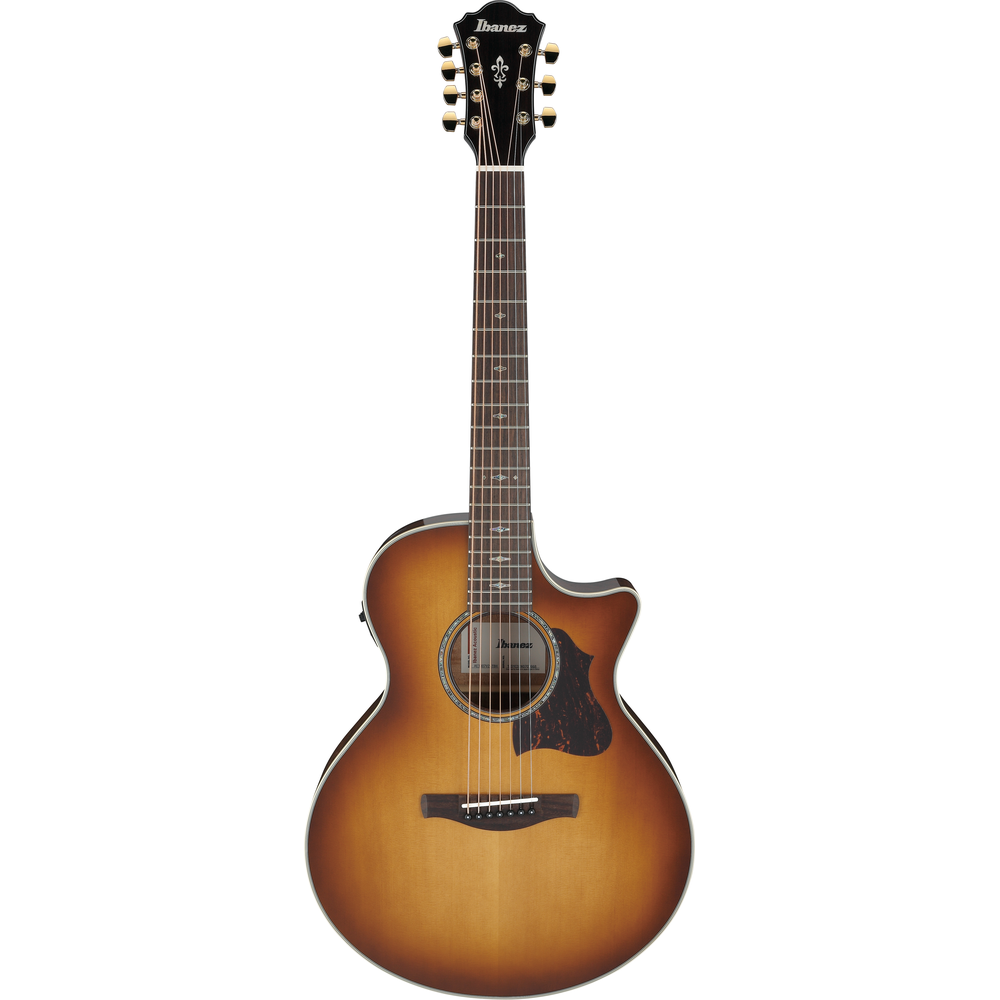 Ibanez AE3007FMH Tobacco Edge Burst High Gloss 7 String Acoustic Guitar