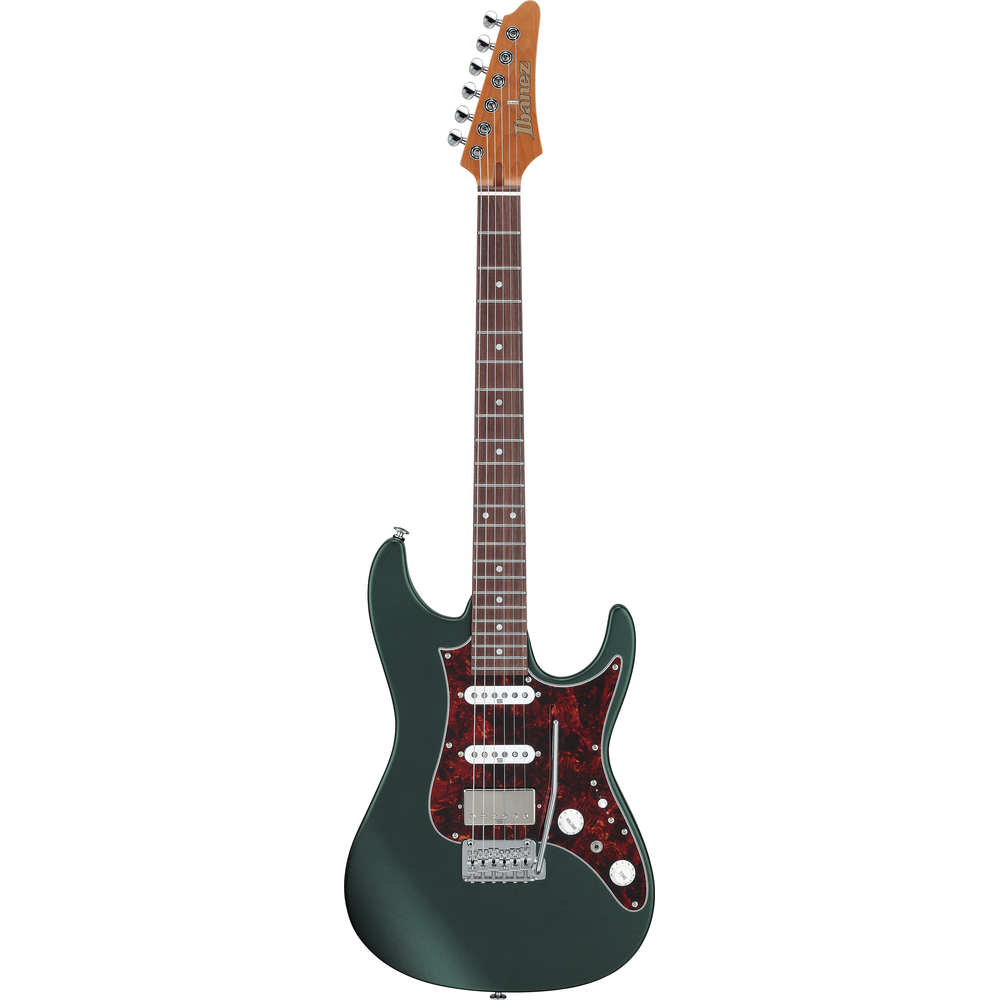 Ibanez AZ2204N Ivy Green Metallic Flat Electric Guitar with Case
