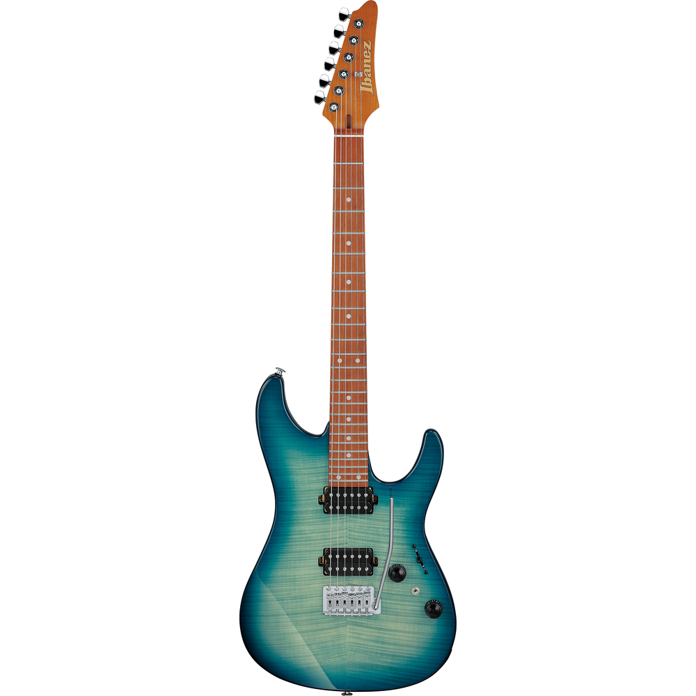 Ibanez AZ24S1F Transparent Turquoise Burst Electric Guitar