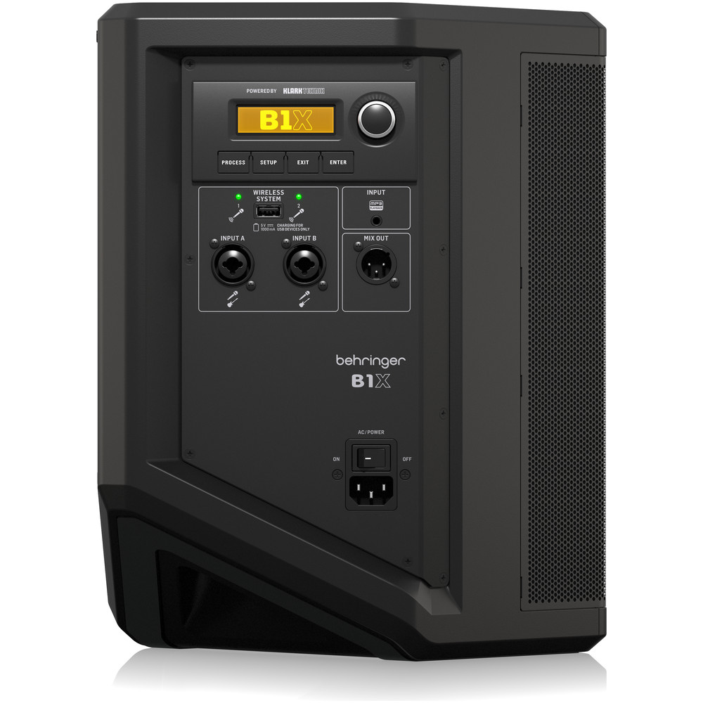 Behringer B1X All-In-One Portable 250 Watt Speaker with Mixer