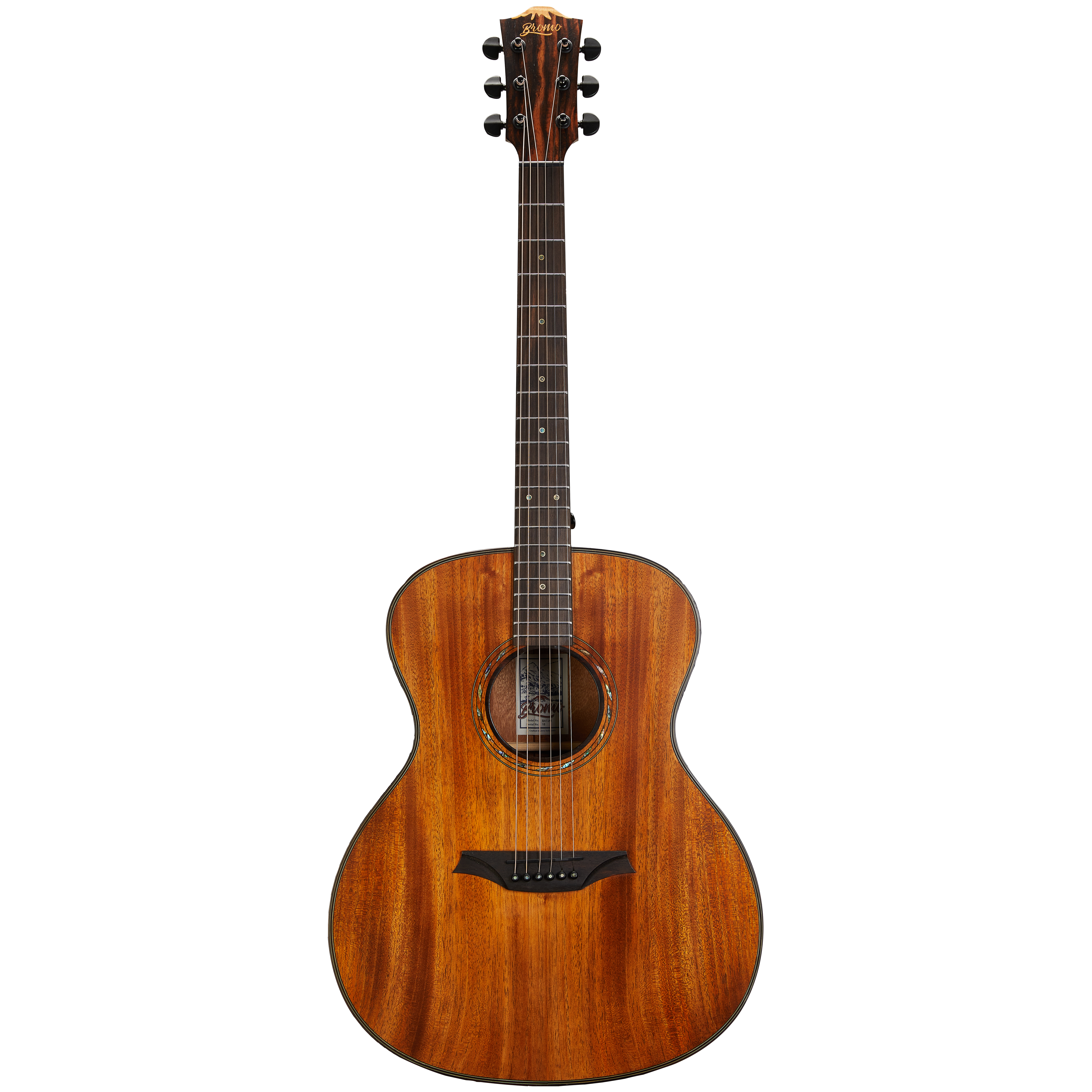 Bromo BAT2M Solid Mahogany Top Auditorium Acoustic Guitar