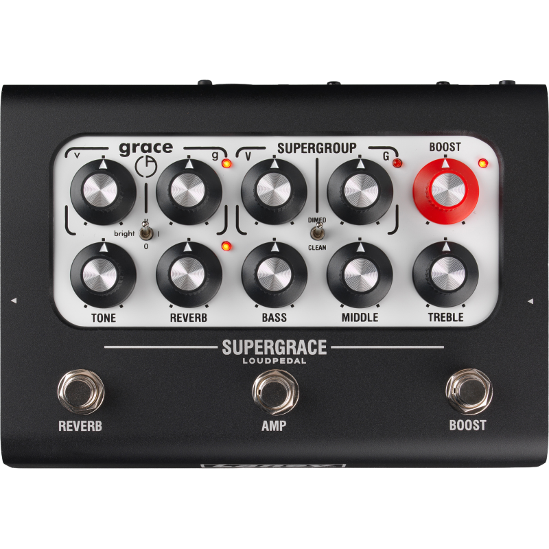 Laney Black Country Customs Billy Corgan SUPERGRACE Loud Pedal