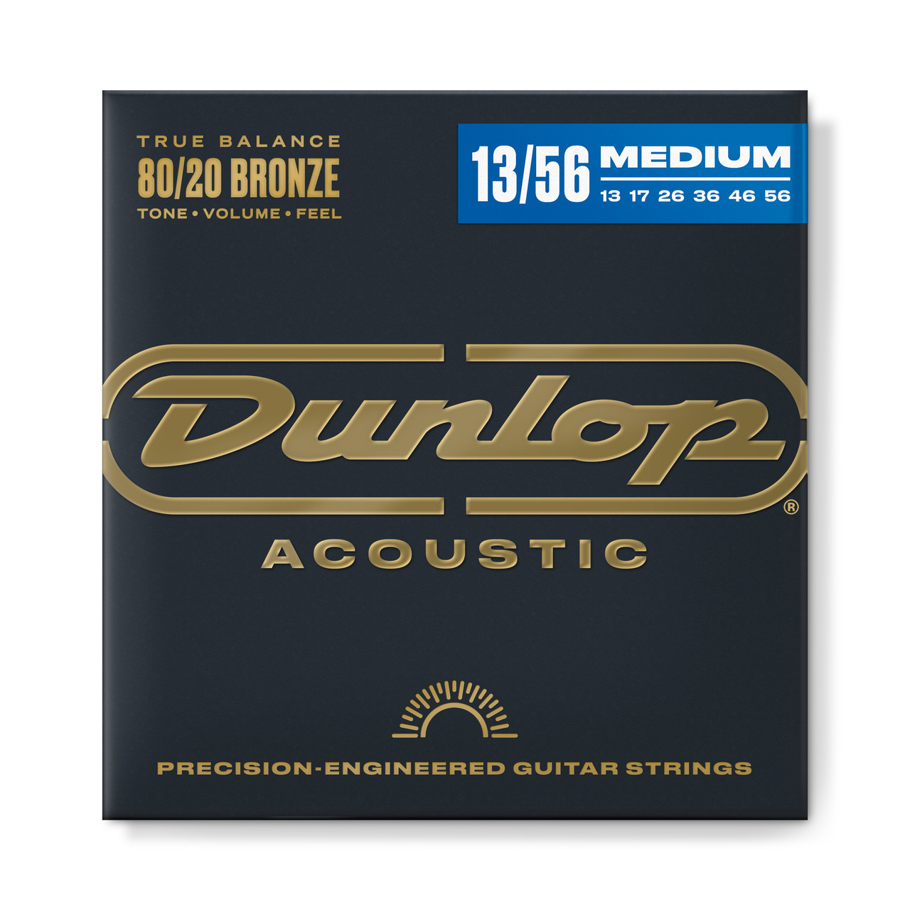 Dunlop 80/20 Bronze Acoustic Guitar Strings 13/56