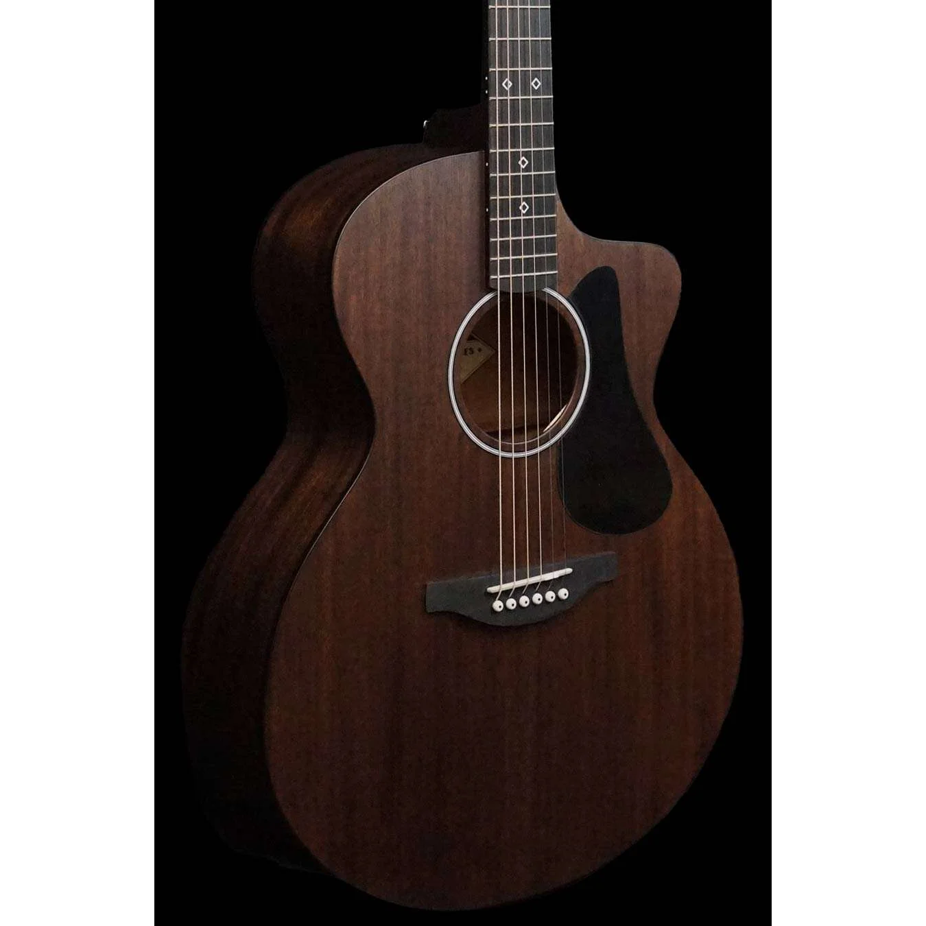 Fenech Delta Blues Grand Auditorium Mahogany Ac/Elec w/Hard Case
