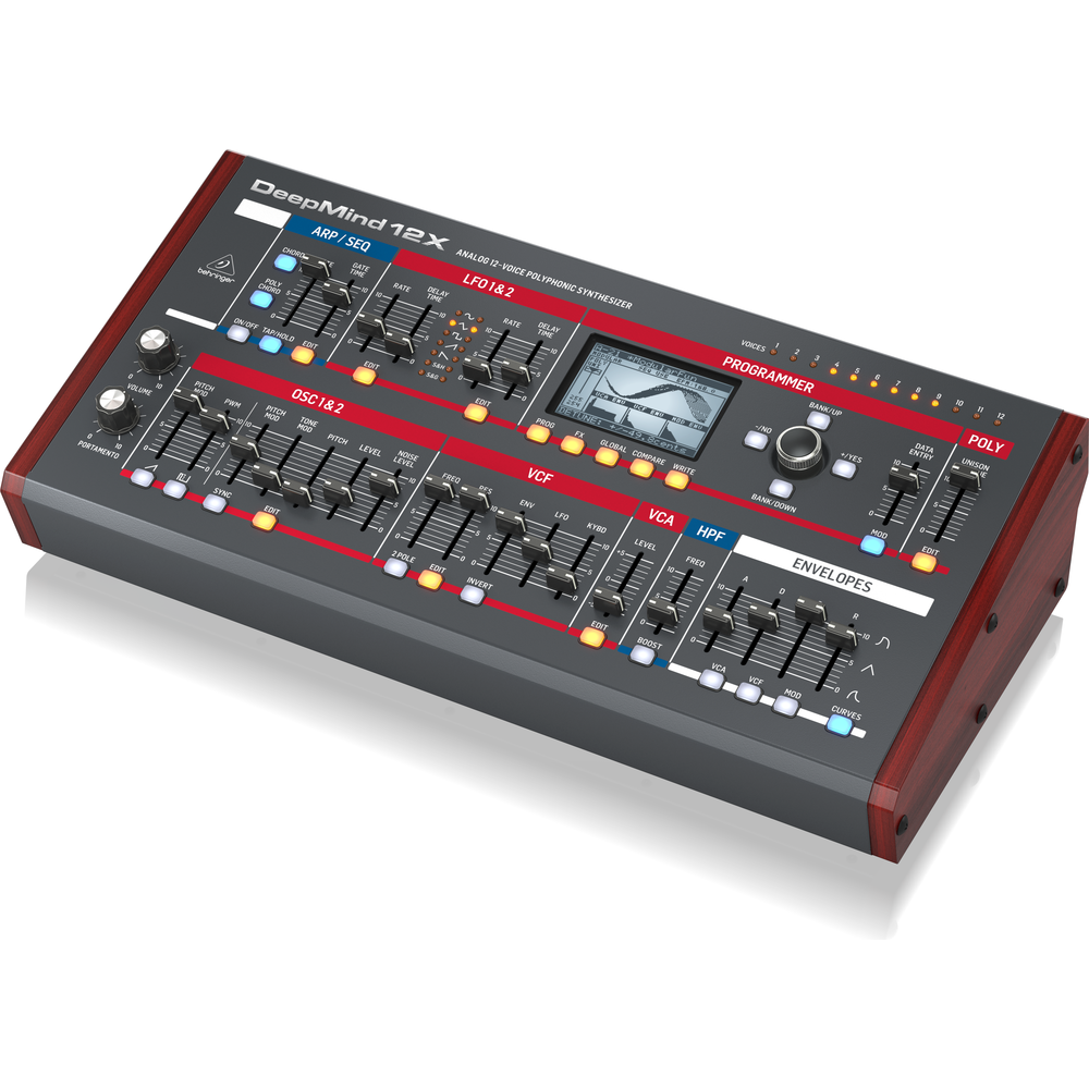 Behringer Deepmind 12XD Desktop True Analog 12 Voice Polyphonic Synthesizer