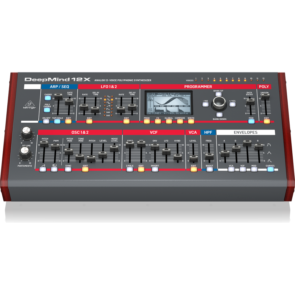 Behringer Deepmind 12XD Desktop True Analog 12 Voice Polyphonic Synthesizer