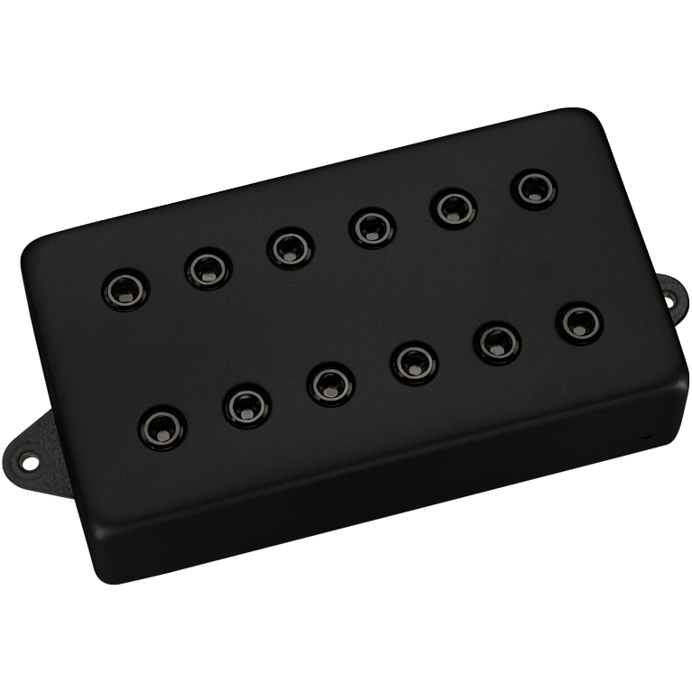 Dimarzio DP219KK - D-Activator Neck Humbucker in Black Metal w/Black Poles