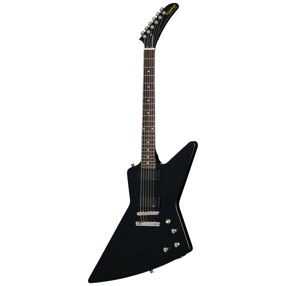 Epiphone Explorer 80's EMG Ebony w/Bag