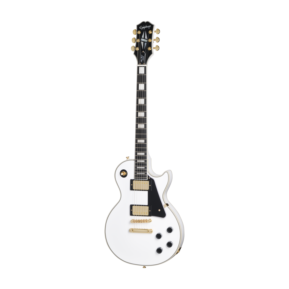 EPIPHONE LES PAUL CUSTOM INCL  PREM BAG ALP WHITE