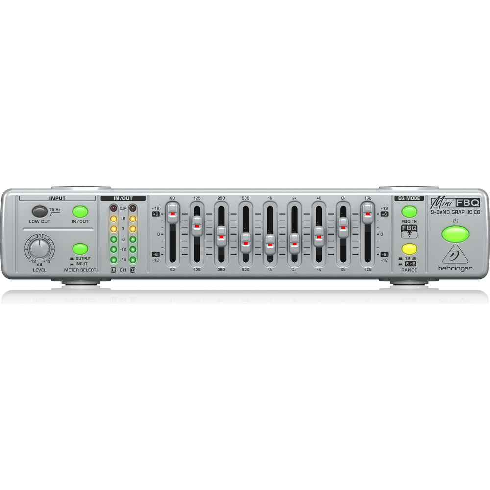 BEHRINGER MINIFBQ FBQ800 GRAPHIC EQ WITH FBQ
