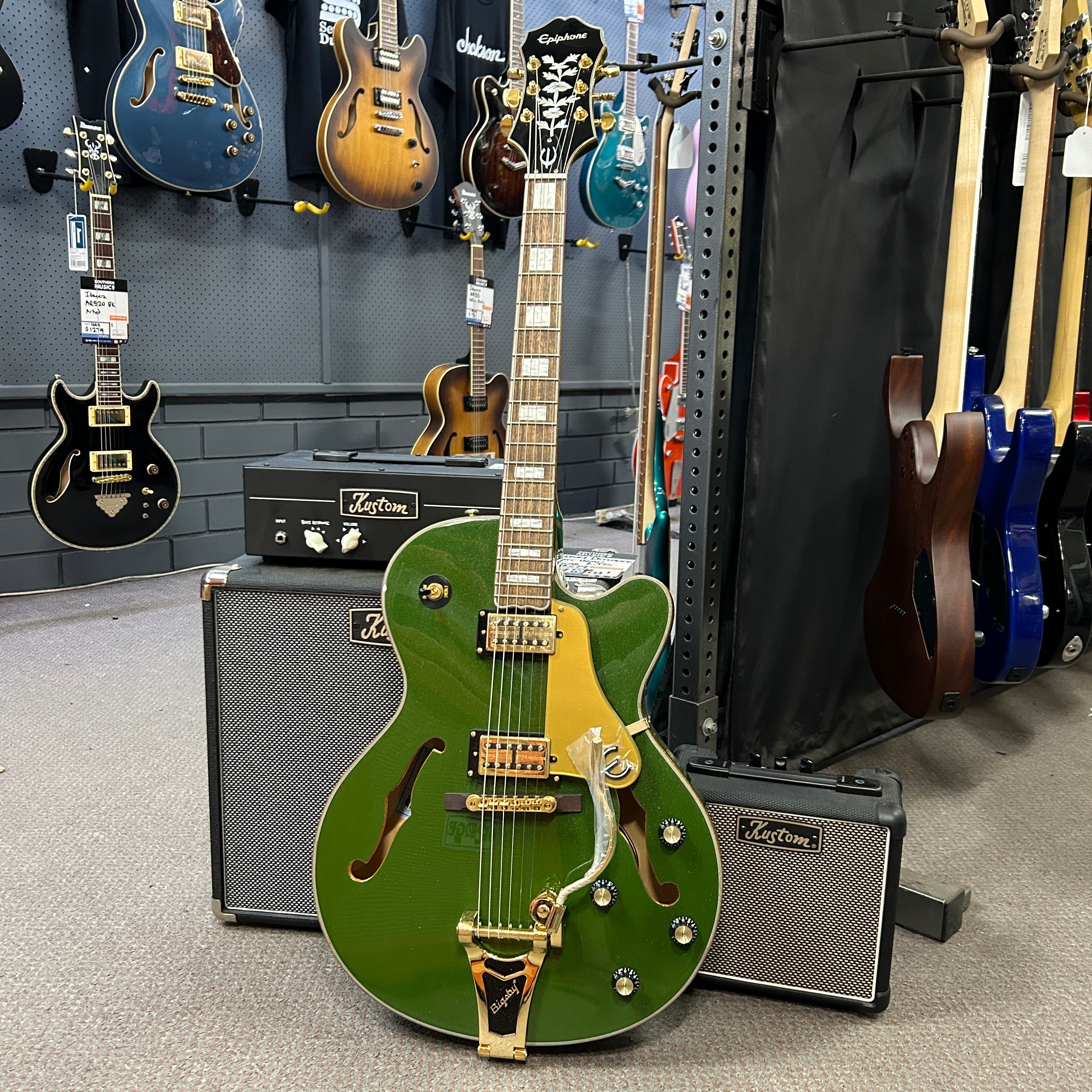 Epiphone Emperor Swingster Forest Green Metallic - SECONDS