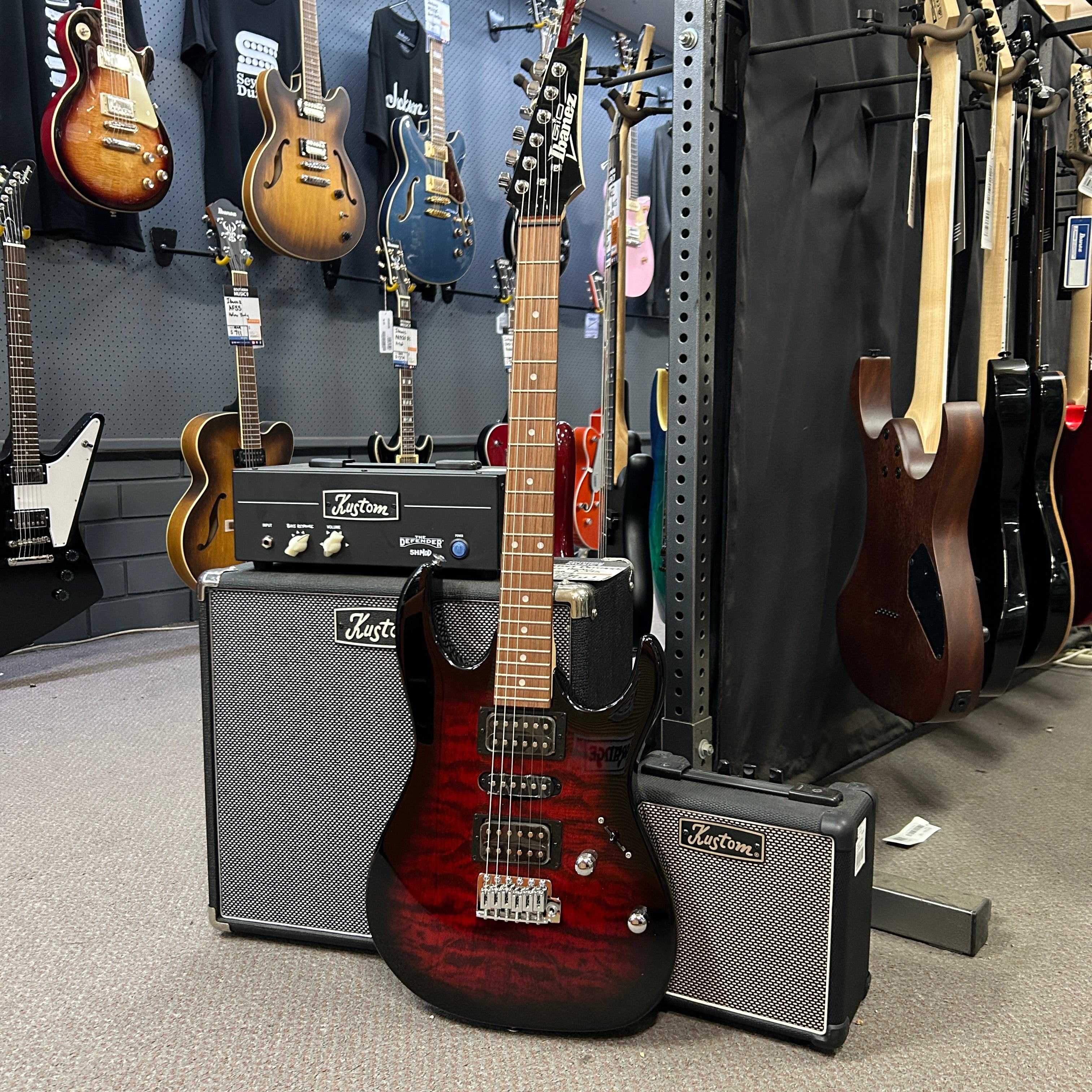 Ibanez RX70QA Quilted Transparent Red SECONDS