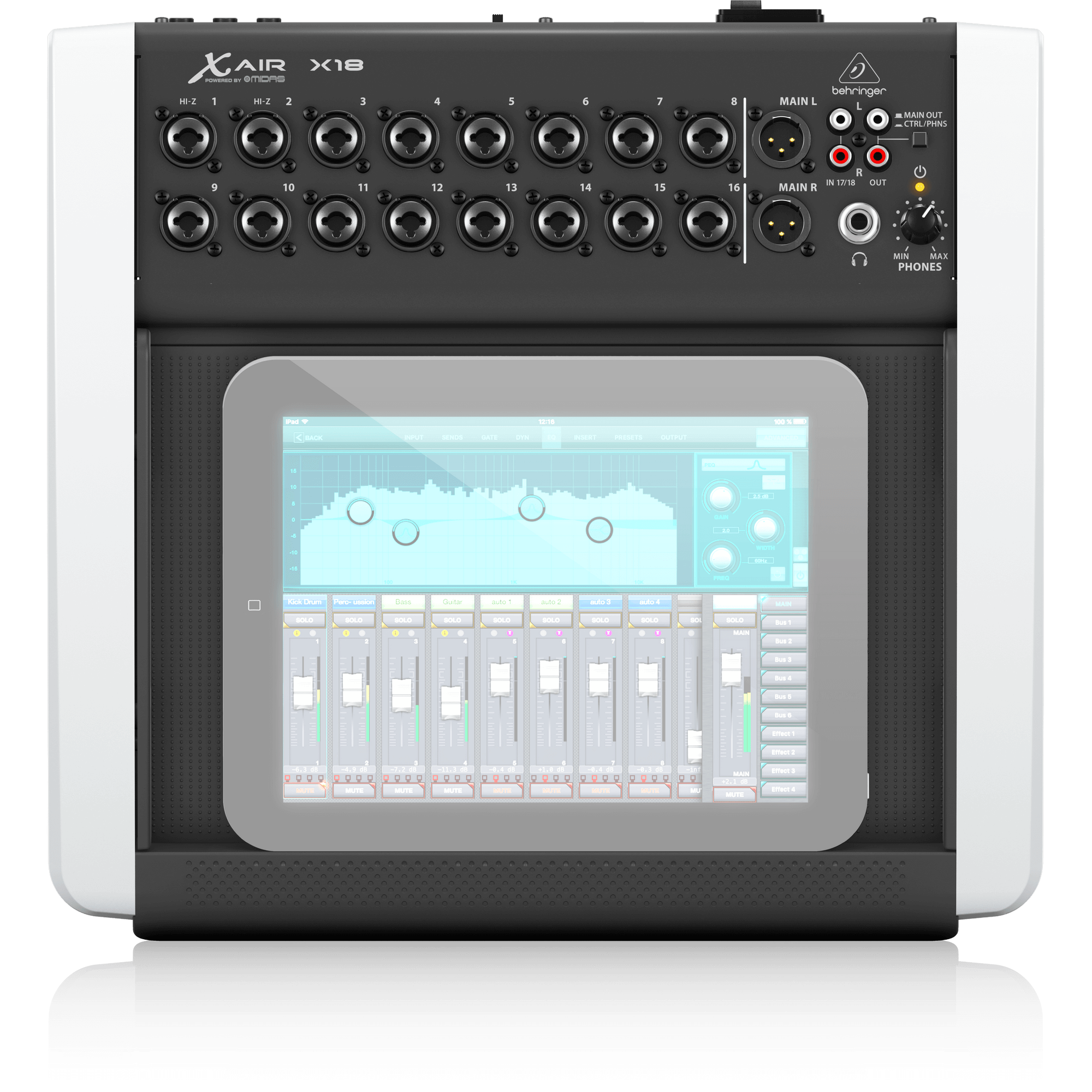 Behringer X AIR X18 18 Channel Digital Mixer for Tablets