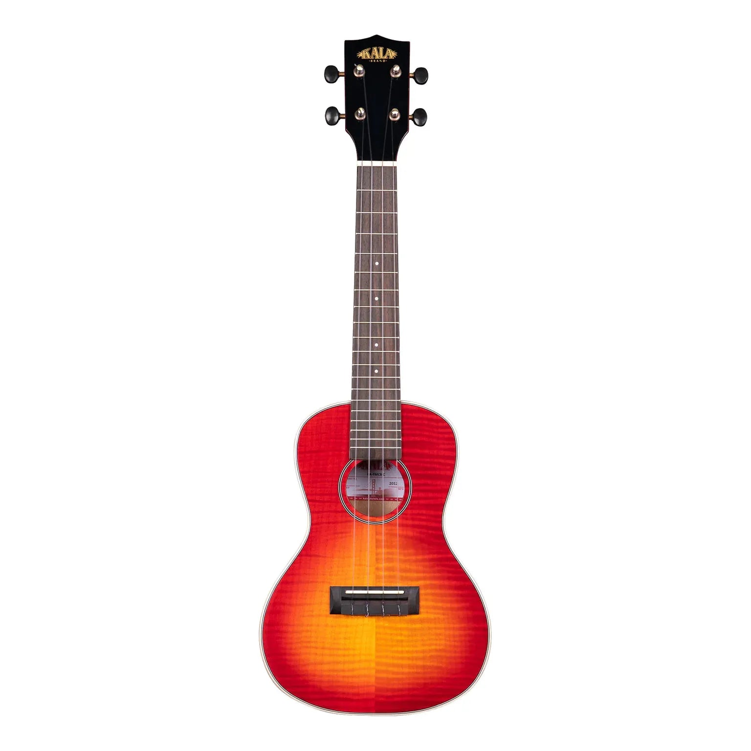 Kala Flame Maple Concert Cherry Burst