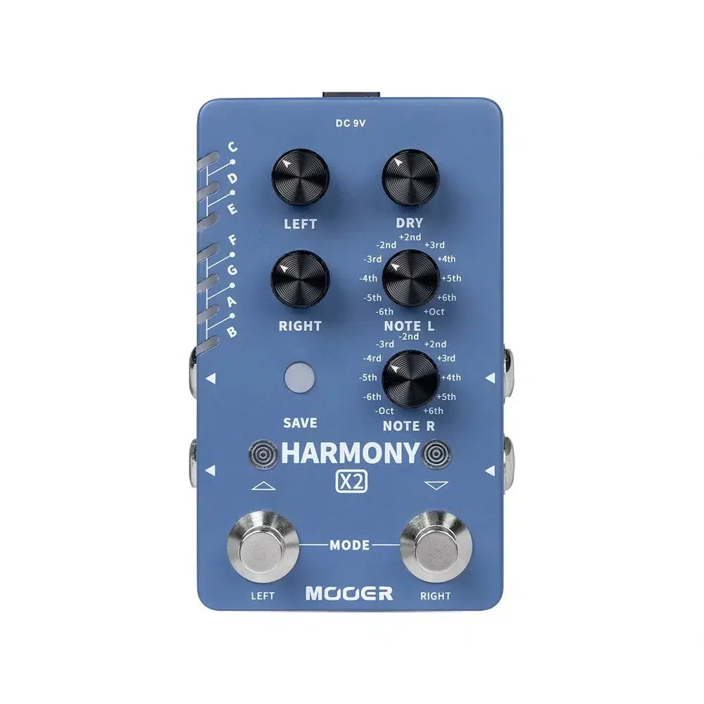 Mooer Harmony X2 Guitar Effects Pedal