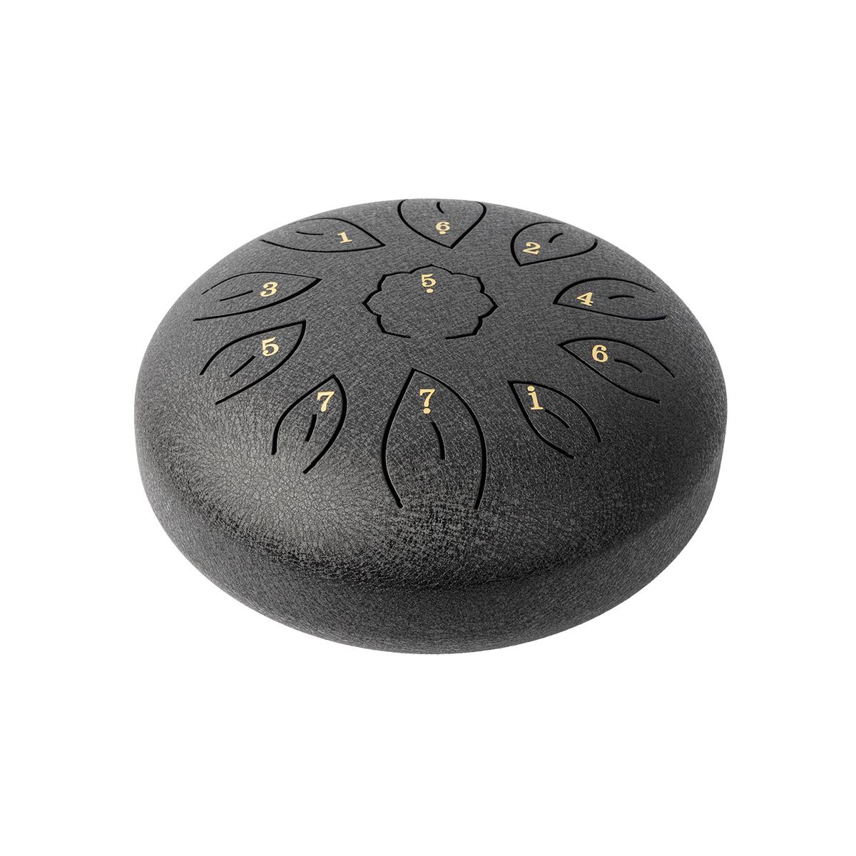 Mano Percussion 8 inch Tongue Drum Black