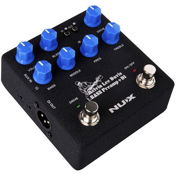 NUX Verdugo Series Melvin Lee Davis Bass Preamp & DI Pedal