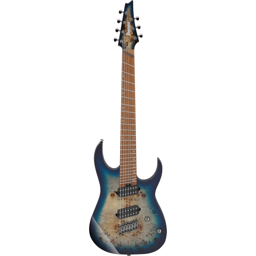 Ibanez RGMS7PB Cosmic Blue Star Burst Electric Guitar