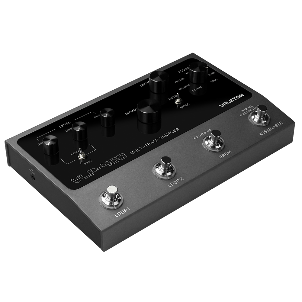 Valeton VLP-400 Dual Channel 4 Button Stereo Looper Pedal