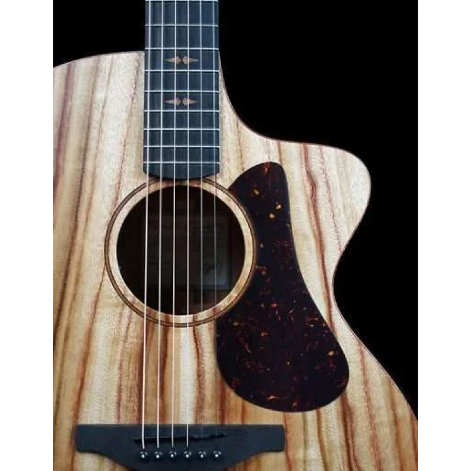 Fenech VTH Camphor Grand Auditorium Cutaway Ac/Elec w/Hard Case