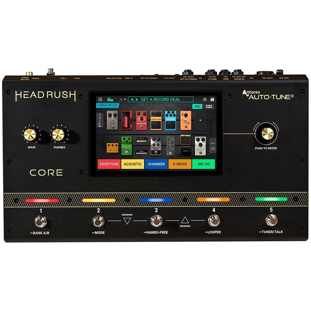 HeadRush Core Guitar & Vocal FX Board w/ 7" Touch Display