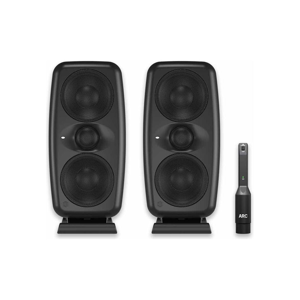 IK iLoud MTM MKII Black - Pair High Resolution Compact Studio Monitors w/ARC Mic