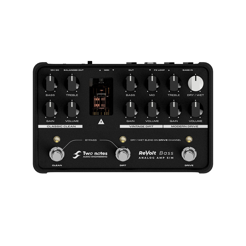 Two Notes ReVolt Bass 3 Channel Analog Amp Sim