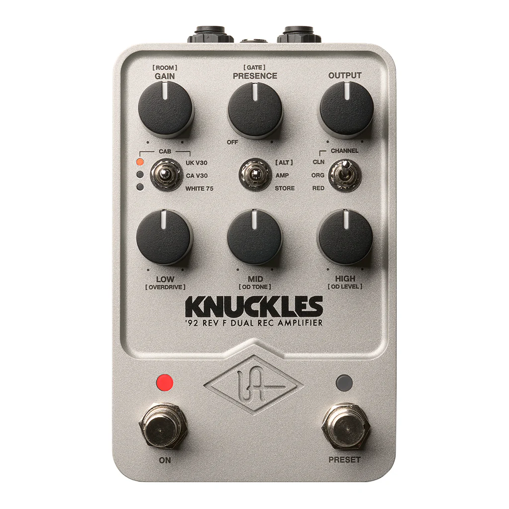 Universal Audio UAFX Knuckles ‘92 Rev F Dual Rec Amplifier Pedal
