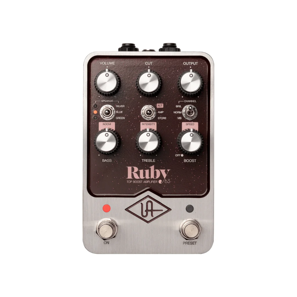 Universal Audio UAFX Ruby 63 Instrument Top Boost Amp Effects Pedal