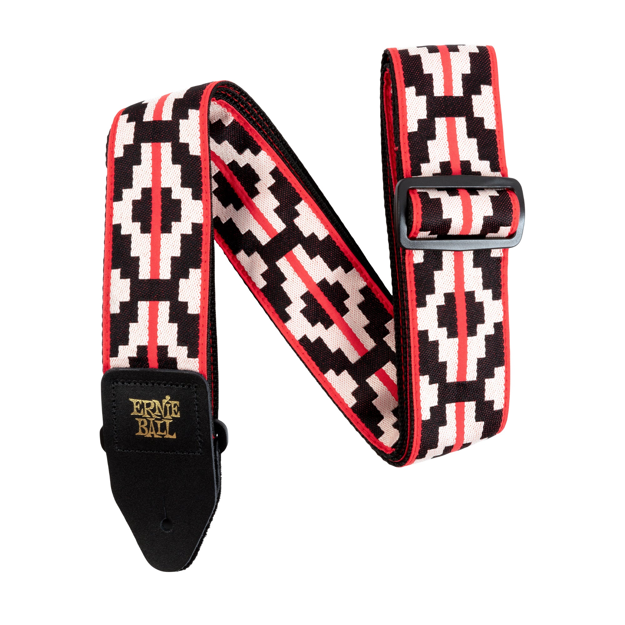 Ernie Ball Ristra Red Jacquard Strap