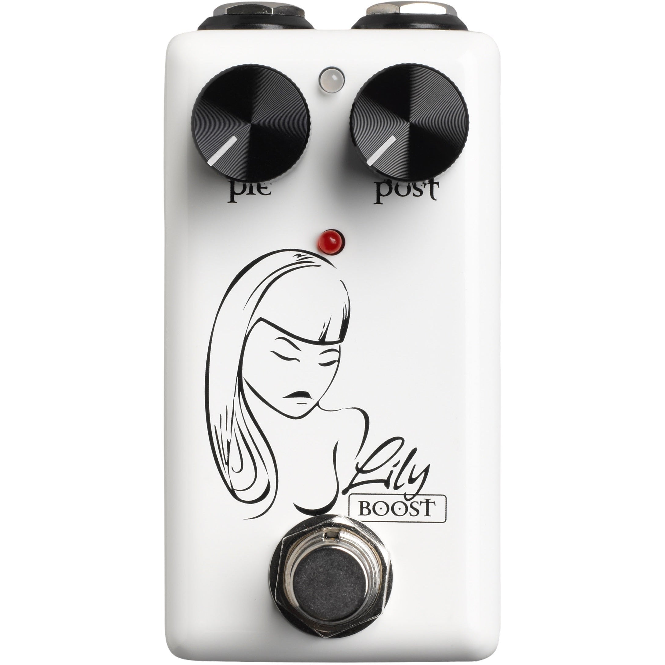 Red Witch Lily Boost Pedal