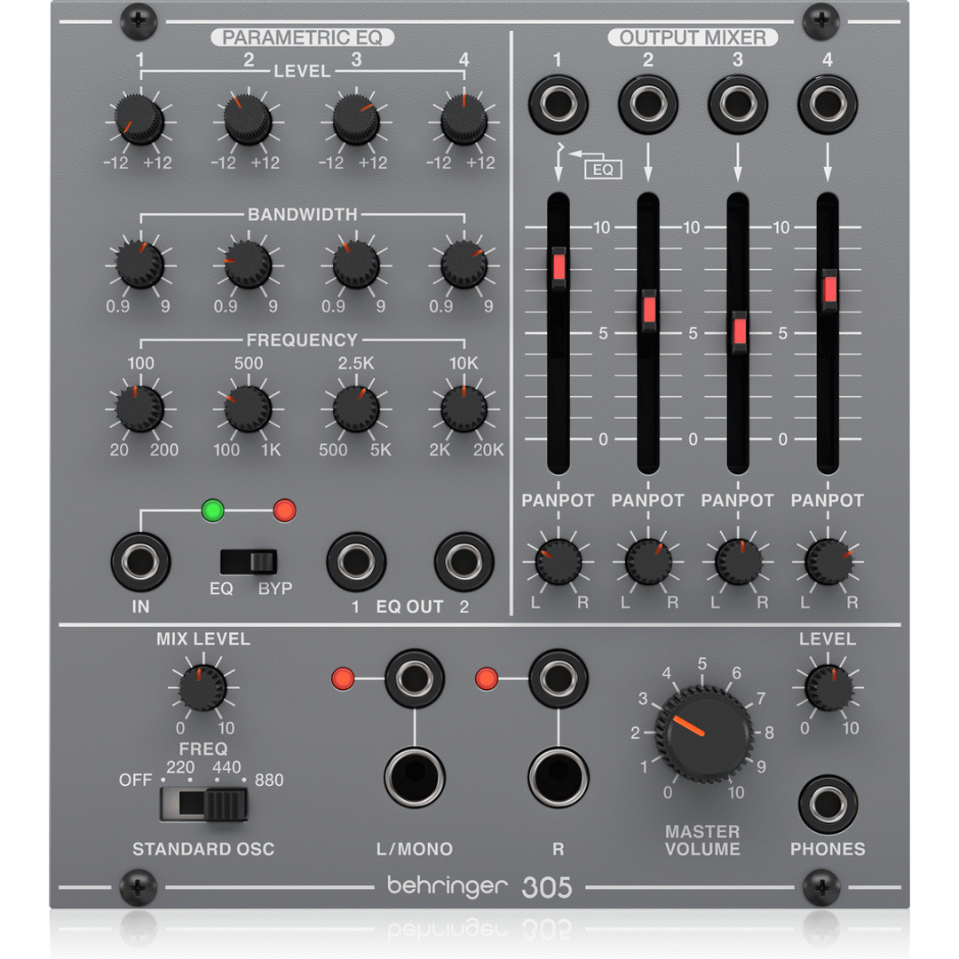 Behringer 305 Eq/Mixer/Output Eurorack Module