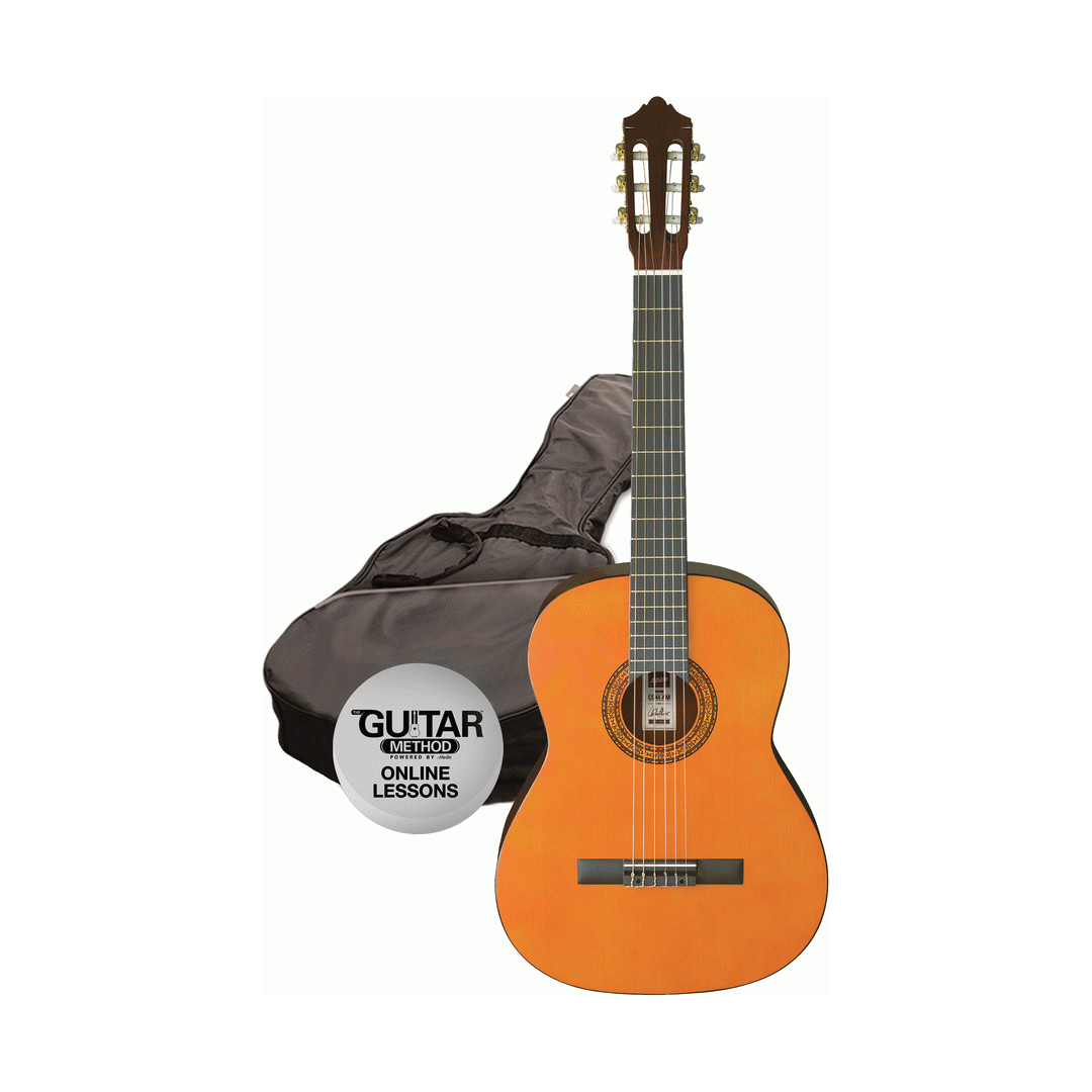 Ashton SPCG44L Left Handed Full size Classical Guitar pack