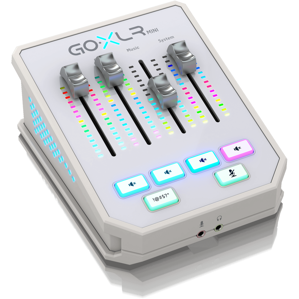 TC Helicon GOXLR MINI White Online Broadcast Mixer