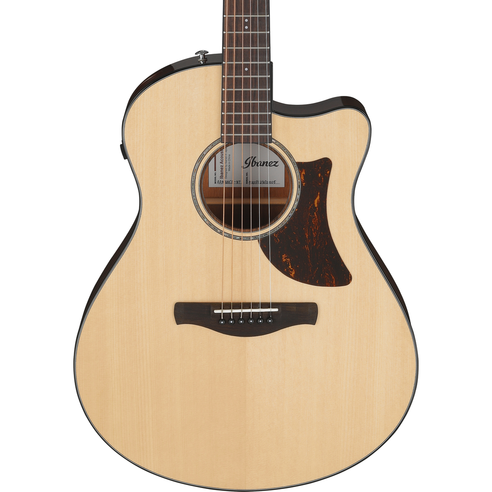 Ibanez AAM300CE Electro Acoustic Guitar Natural High Gloss