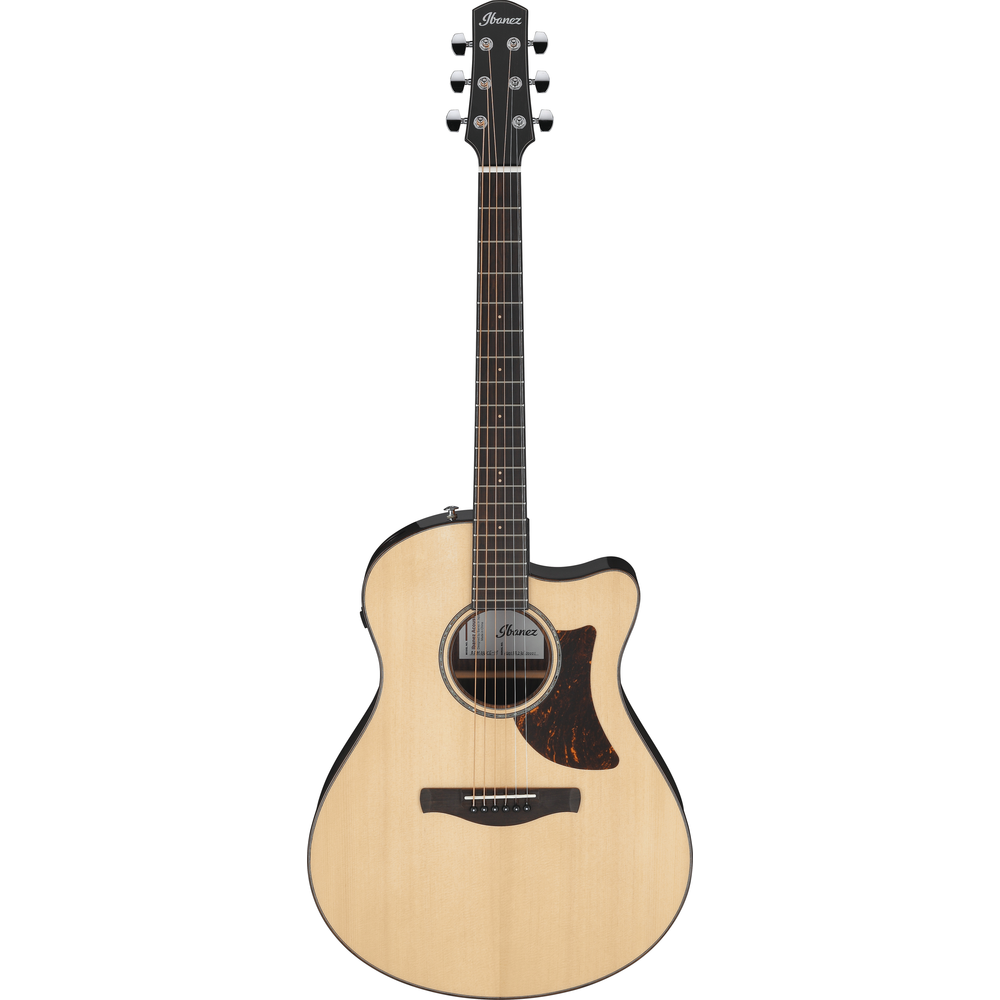 Ibanez AAM380CE Electro Acoustic Guitar Natural High Gloss