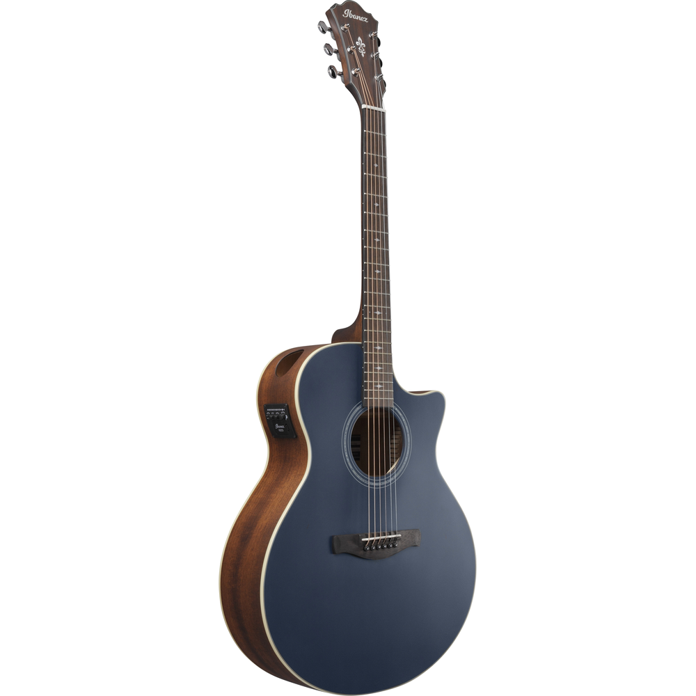 Ibanez AE100DBF Electro Acoustic Guitar Dark Tide Blue Flat