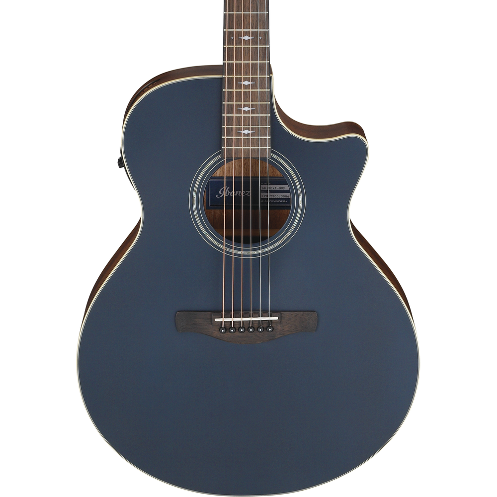 Ibanez AE100DBF Electro Acoustic Guitar Dark Tide Blue Flat