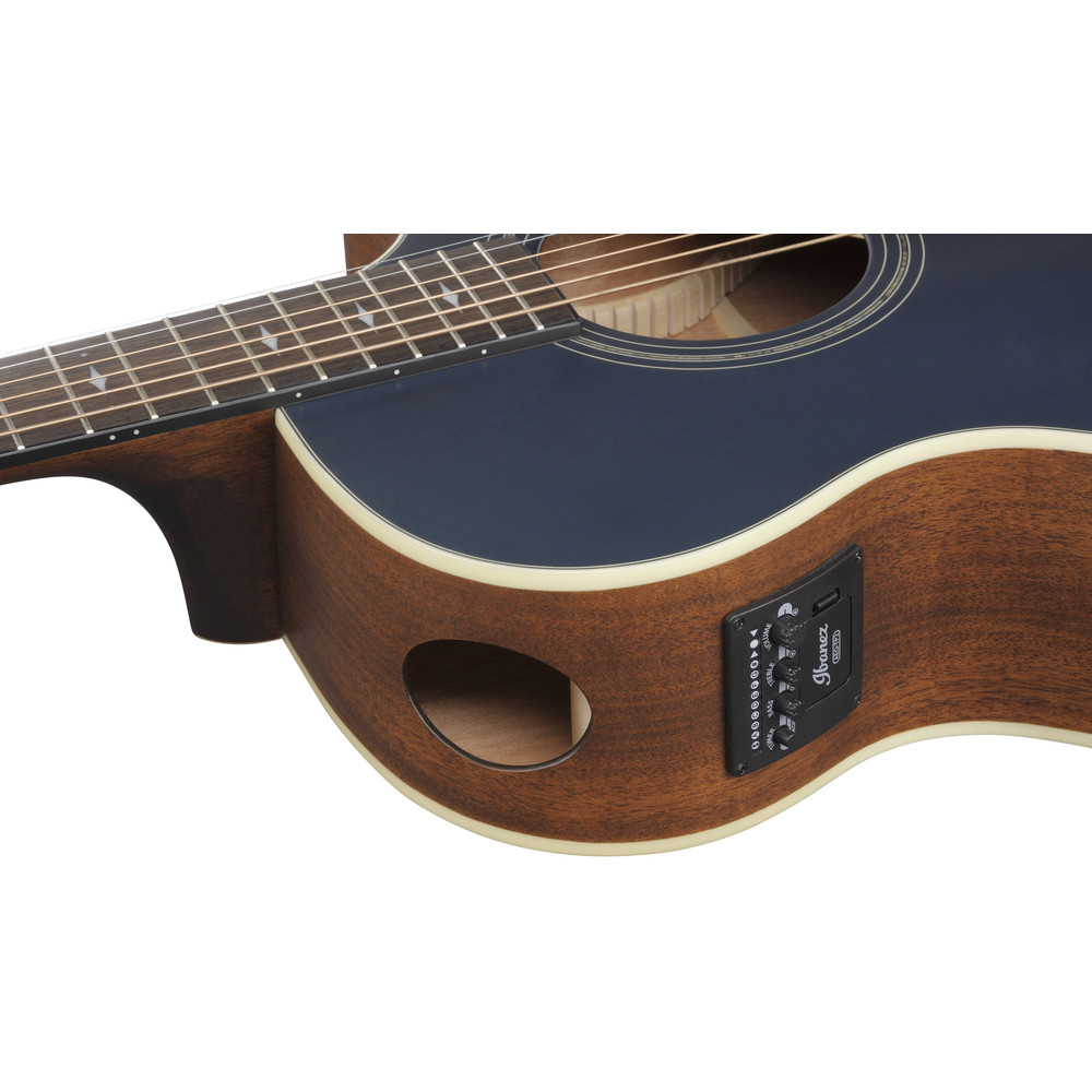 Ibanez AE100DBF Electro Acoustic Guitar Dark Tide Blue Flat