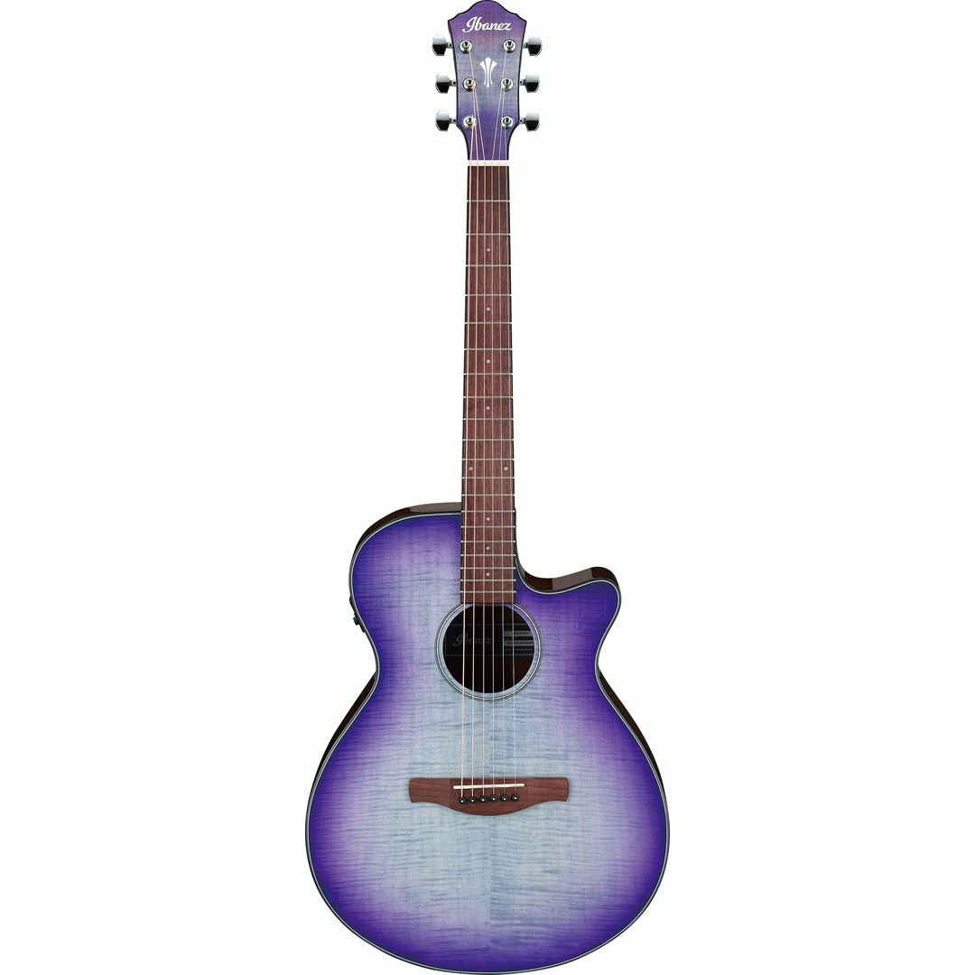Ibanez AEG70 Purple Iris Burst High Gloss Acoustic Guitar